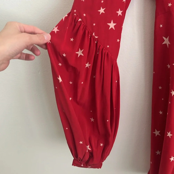 NWT STONED IMMACULATE X Stellaire Duval Star Dress 100% silk - Picture 7 of 9